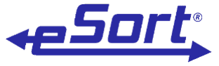 an image of the eSort logo in blue version